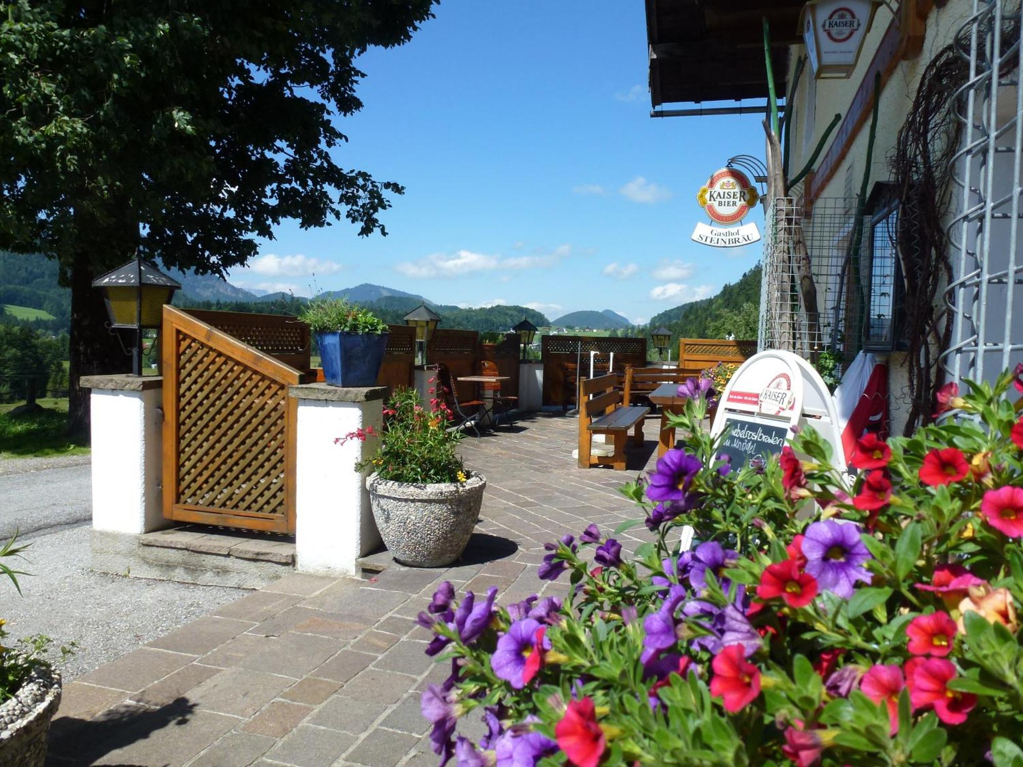 Gasthof Steinbraeu ไฟสเตอเนา ภายนอก รูปภาพ